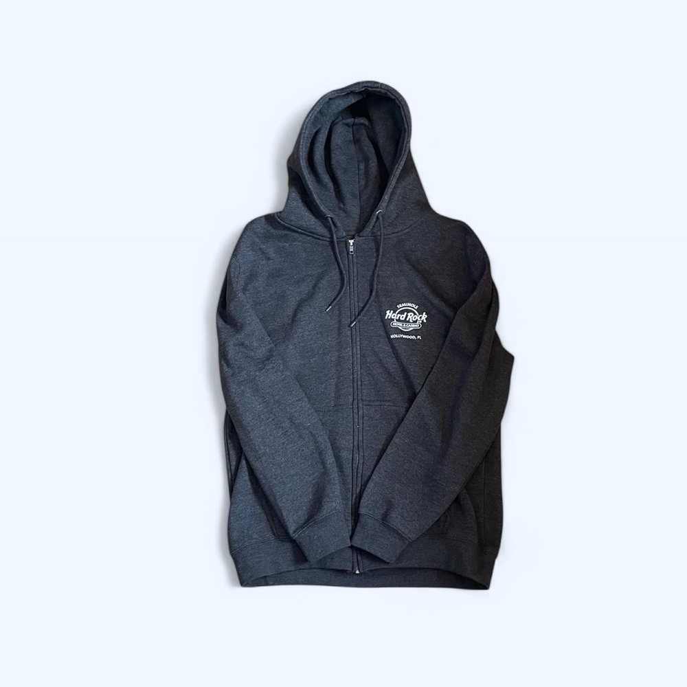 Hard Rock Cafe Charcoal Fleece Hoodie